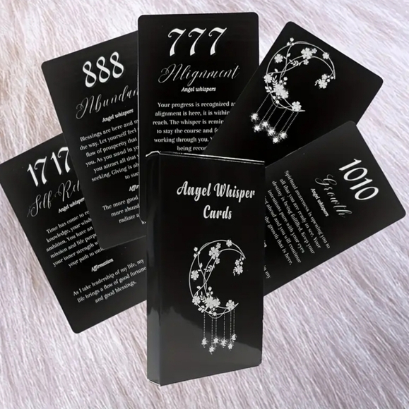 New Travel Size Angel Wisper Number Affirmation Cards with Detailed MESSAGES - Picture 2 of 4